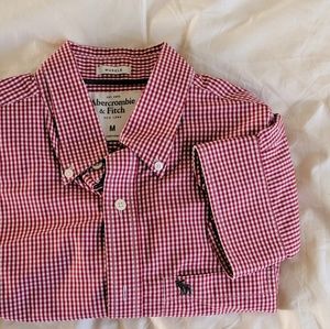 Abercrombie & Fitch Micro Gingham Shirt